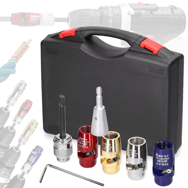 Electric Wire Stripper Kit - Multifunctional Aluminum Alloy Cable Stripping Tool for Electricians