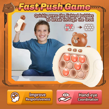 Decompression Speed Push Push Music Toy Educational Game Machine