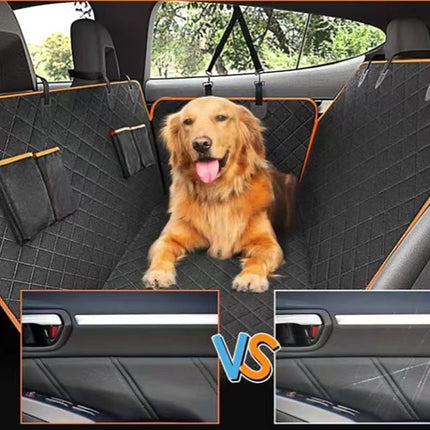 Dog Car Seat Cover for Back Seat Waterproof Pet Travel Dog Carrier Hammock Car Rear Back Seat Protector Mat Safety Carrier