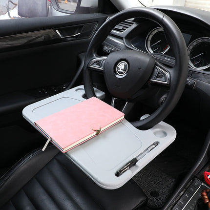 Chair Back Computer Desk, Car Steering Wheel Card Desk