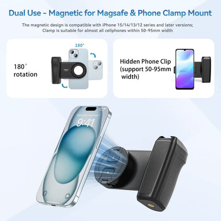 Ulanzi Ma35 Telefon Selfie Booster Griff Griff Bluetooth Foto Stabilisator Halter Mit Magsafe Shutter Release Iphone Handy Stand