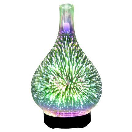 3D USB Humidifier with 7-Color LED Night Light and Aroma Oil Diffuser