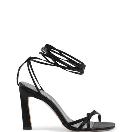 Bey Lace Up Sandal Black