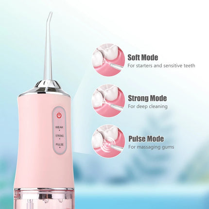 300ML Portable Oral Irrigator Dental Water Flosser Water Jet Toothpick