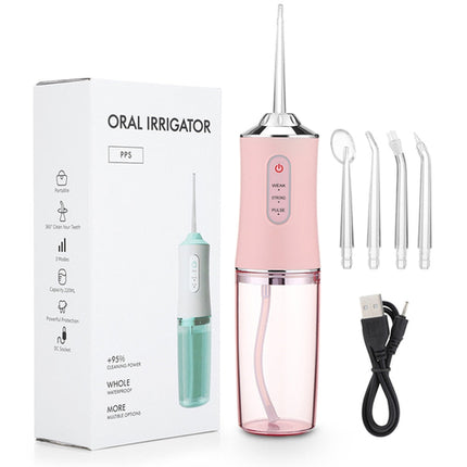 300ML Portable Oral Irrigator Dental Water Flosser Water Jet Toothpick