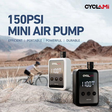 Rechargeable Portable Electric Air Pump with 150 PSI and Digital Gauge for Pocket Bike and Bicycle