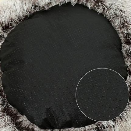 2-in-1 Winter Plush Pet Bed - Round Cat Cushion & Sleeping Bag | Warm Nest for Cats & Small Dogs