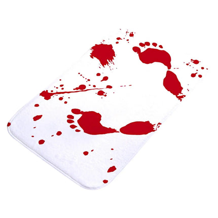 ```
Halloween Bloodstained Bathroom Rug | Soft Flannel Bedroom Carpet | Spooky Gifts | Halloween Door Decor | Halloween Home Decoration Bath Mat
```