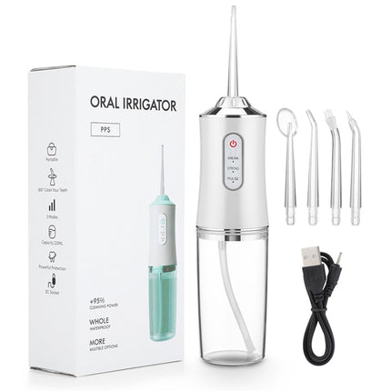 300ML Portable Oral Irrigator Dental Water Flosser Water Jet Toothpick