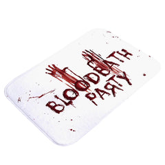 ```
Halloween Bloodstained Bathroom Rug | Soft Flannel Bedroom Carpet | Spooky Gifts | Halloween Door Decor | Halloween Home Decoration Bath Mat
```