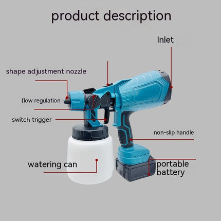 High-pressure Rechargeable Spray Gun Electric Spray Gun Multifunction and